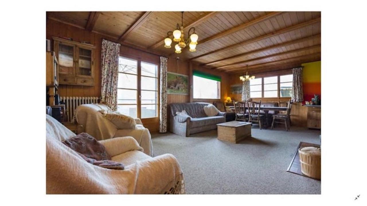 Chalet Traditionnel Avec Jacuzzi Exterieur Bex Exteriör bild