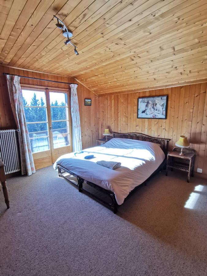 Chalet Traditionnel Avec Jacuzzi Exterieur Bex Exteriör bild